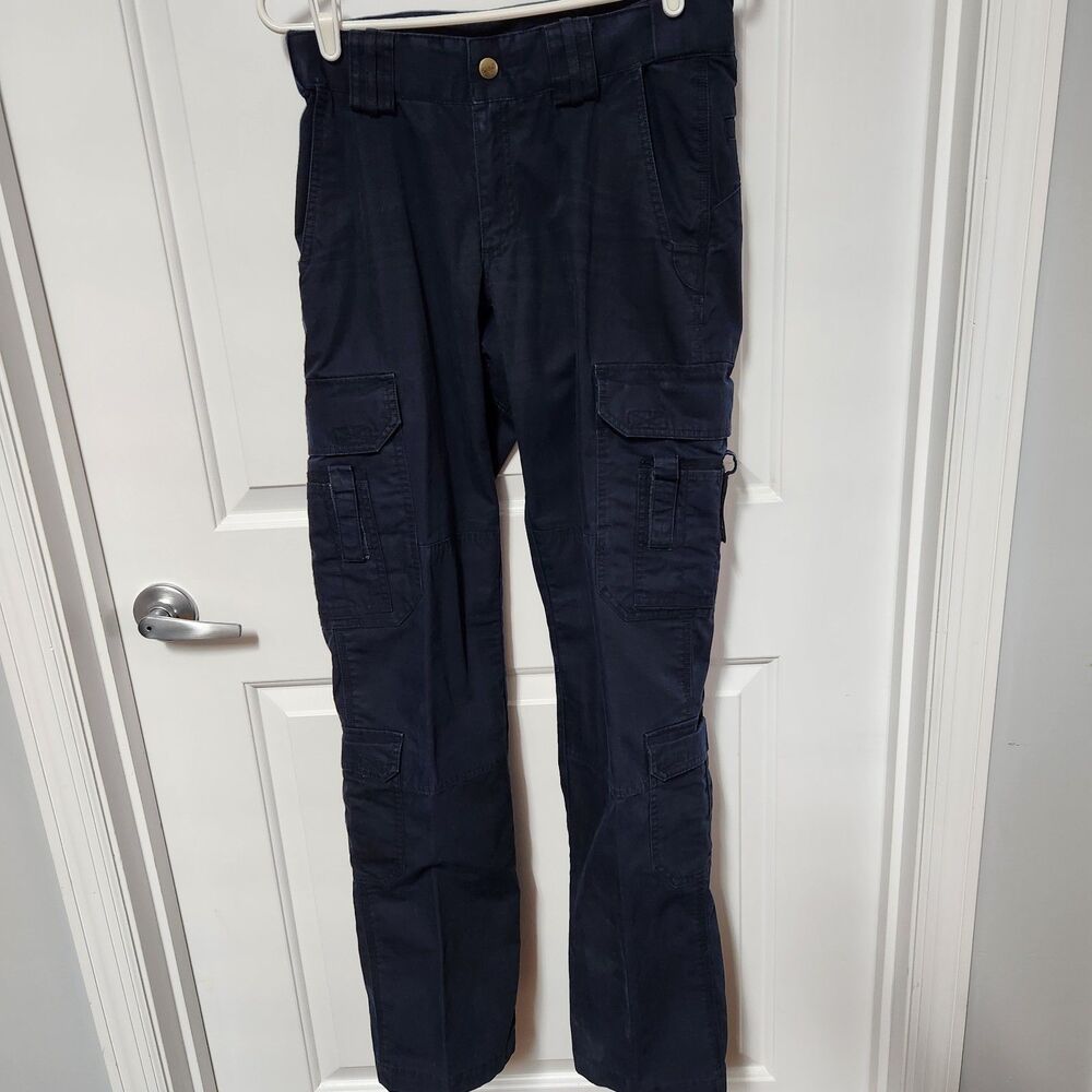 5.11 Tactical Pants Woman Sz 6 Navy Blue Taclite Pro Cargo Military EMS Ripstop